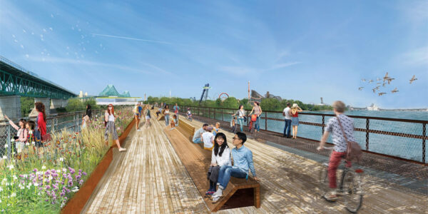 Plan futur du Pont de l'Expo-Express